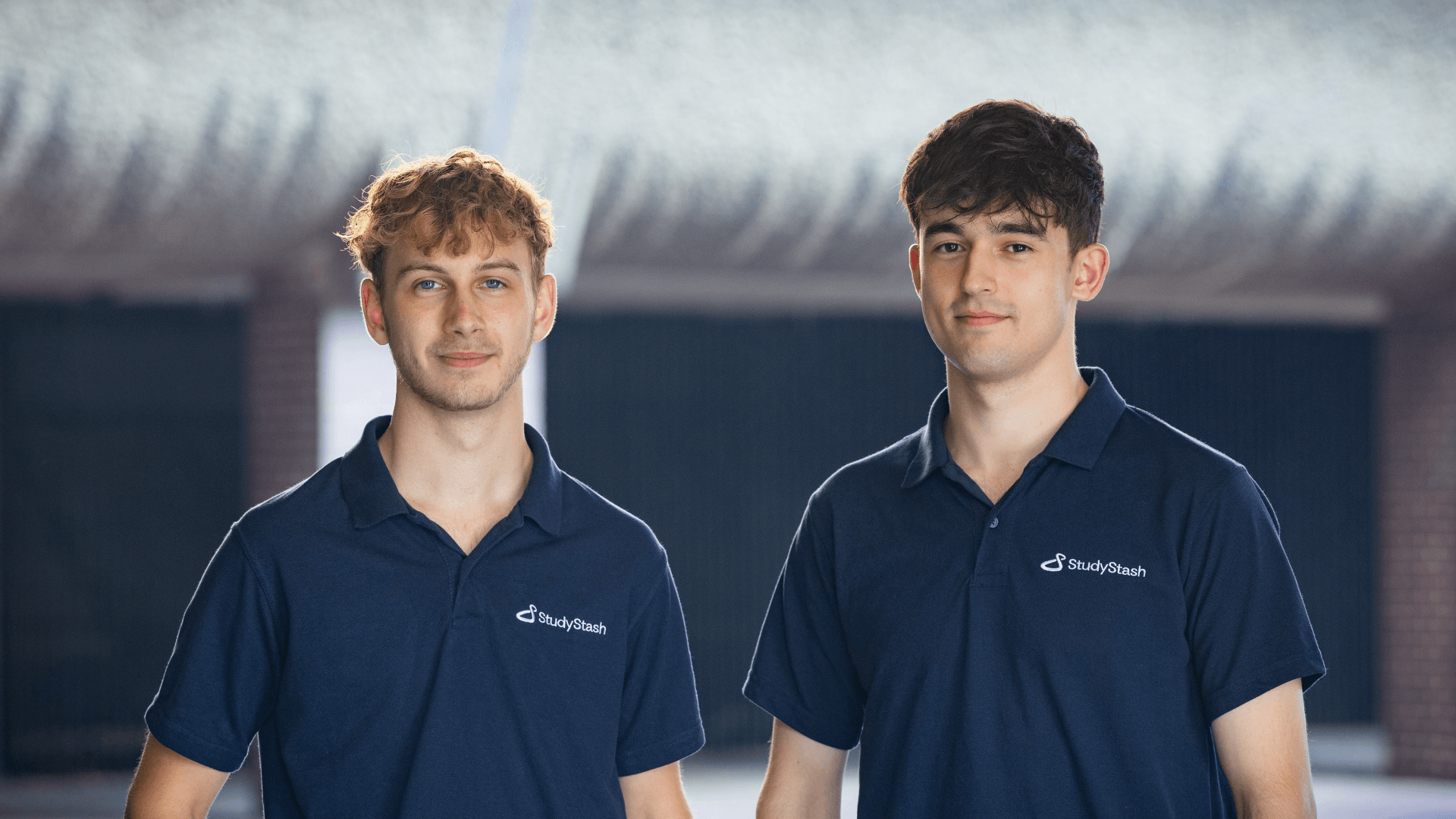 Ben Ward and Jonathan Graham wearing StudyStash shirts